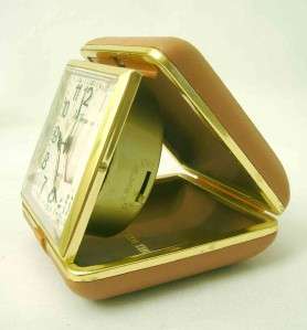 Vintage Wind Up Seth Thomas Travel Alarm Clock  