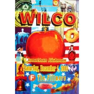  Wilco Jonathan Richman Fillmore Concert Poster F497