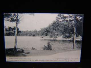 Antique POSTCARD Greens Lake, CATSKILL MTNS., NEW YORK  
