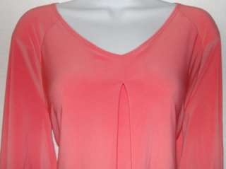 NEW Antthony Matte Jersey Swing Top & Pants CORAL  