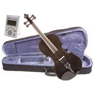  Music Basics Violin Complete Kit with Free Tuner   Black 1 