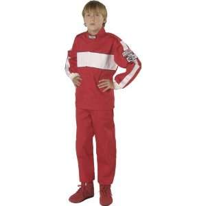com G Force 4372CSMRD GF 105 Red Child Small Single Layer Racing Suit 