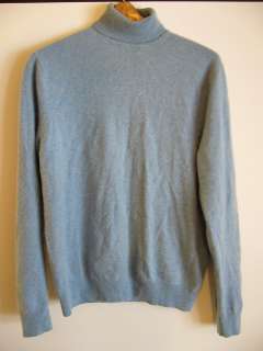   Turtleneck Medium Size Men Blue Sweater Pullover Celio Luxe Brand