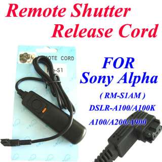 sony alpha dslr slr cameras replacement for sony remote cord rm s1am 