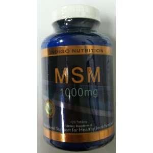  MSM   Methylsulfonylmethane 1000mg 120 Tablets Health 