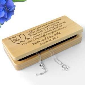  Personalized Soul Mate Definition Wooden Jewelry Box: Home 