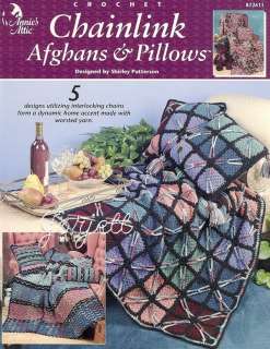 Chainlink Afghans & Pillows, Annies crochet patterns  