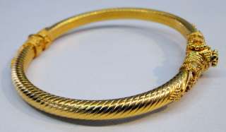 22 k solid gold bangle bracelet jewelry  