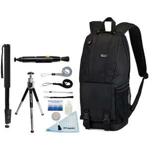  100 Backpack (Black) + Accessory Kit for Sony Alpha SLT A55V/A55VL 