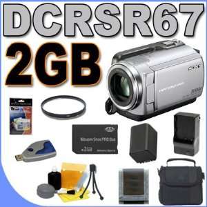  Sony DCR SR67 Handycam 80GB HDD Camcorder w/60x Optical 