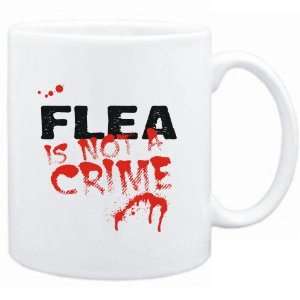  Mug White  Being a  Flea is not a crime  Animals 
