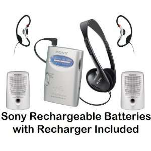   Speakers   Plus Sony Rechargeable Batteries with Recharger