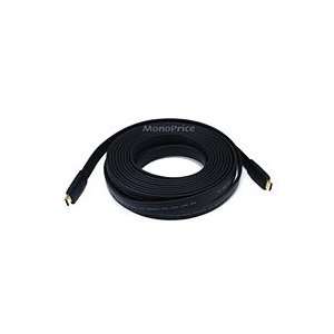 HDMI CL2 Rated (In Wall Installation) FLAT Cable (24AWG)   30ft (Gold 
