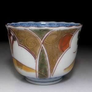 RM2: Antique Japanese Hand painted OLD IMARI SOBA Cup, 19C  