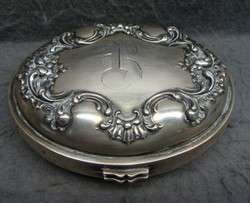   Sterling Silver Traveling Soap Dish International Silver Co Ca 1890 NR
