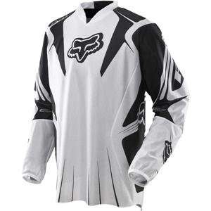  Fox Racing Airline Jersey   Large/White/Black Automotive