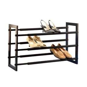    The Container Store Expandable Grippy Shoe Rack: Home & Kitchen