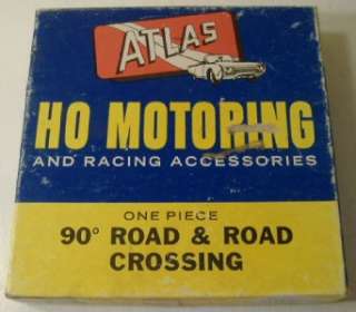 Atlas HO Road & Road Crossing for Slotcars #1244 NMIB  