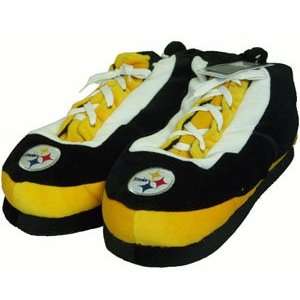   Steelers Wrapped Logo Sneaker Slippers   Large