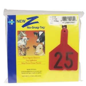  Z Tag No Snag Ear Tags   Cow Numbered ID Tags   26 50 Pet 