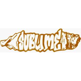  Sublime   Second Hand Smoke Joint Logo, Brown on White 