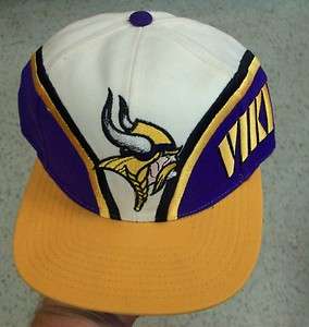   Vikings hat SNAPBACK VINTAGE DS new with original Tags Chris Carter