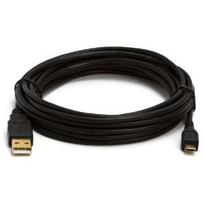  USB2.0 A to Micro B shielded black High Speed Cable for digital 