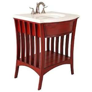  Ambella Home Metropolitan Sink Chest in Red 08935 110 301 