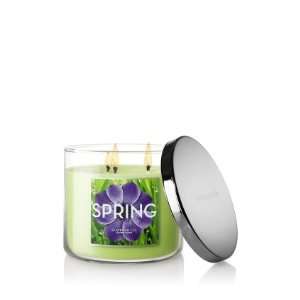  Slatkin and Co. Spring Three Wick 14.5 Oz. Scented Candle 