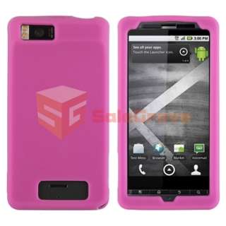 Color Gel Skin Cover Case for Motorola Droid X2 MB870 Mobile Phone 
