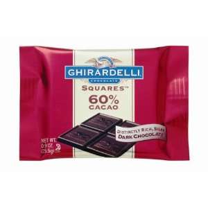 Ghirardelli Chocolate Squares, 60% Cacao Dark Chocolate, 0.09 Ounce 