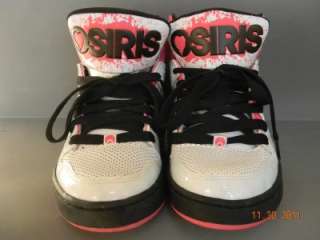 Womens OSIRIS NYC 83 Slim Skate Shoe   PINK & ZEBRA  