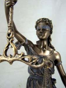 Lady Scales OF Justice Lawyer Statue Gift Office 31  