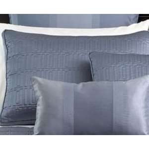  Hotel Collection Wide Stripe King Sham Quilted Surf