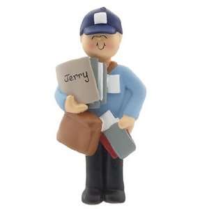  Personalized Mailman Christmas Ornament: Home & Kitchen