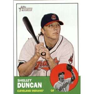  2012 Topps Heritage 187 Shelley Duncan   Cleveland Indians 