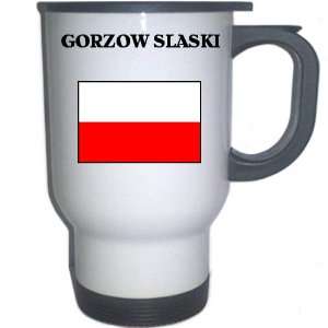  Poland   GORZOW SLASKI White Stainless Steel Mug 