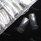 Professional 500 Clear Color Artificial False French Acrylic Nail Half 
