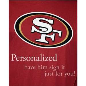  Joe Staley San Francisco 49ers Personalized Autographed 