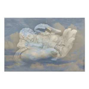  Baby Angel Wings Sleeping in Gods Hand Posters
