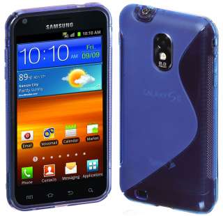 BLUE SLINE TPU CASE FOR SAMSUNG GALAXY S II SPRINT EPIC 4G TOUCH 