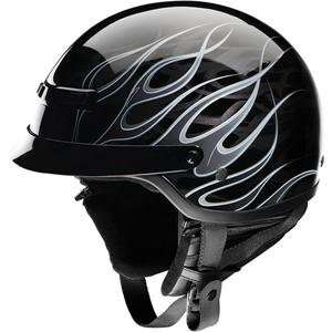  Z1R Nomad Hellfire Helmet   2X Large/Black/Silver 