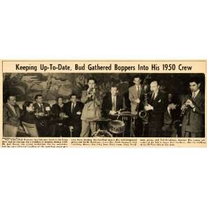  1952 Print Bud Freeman Press Row Club Band Performance 