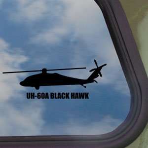  UH 60A BLACK HAWK Black Decal Military Soldier Car Sticker 