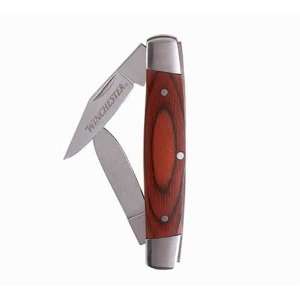  Winchester Small 2 Blade, Wood Stockman: Sports & Outdoors