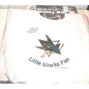 San Jose Sharks 100% Cotton Terry Cloth Fringed Baby Bib 