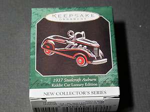 1937 Steelcraft Auburn Kiddie Car Classics Miniature Hallmark Ornament 