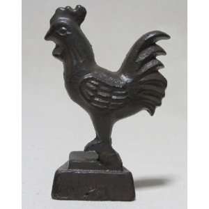   VIP International Rustic Rooster Cast Iron Door Stop: Office Products