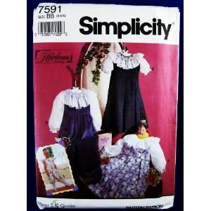 SIMPLICITY 7591 HEIRLOOM SEWING PATTERN ~ OLIVER GOODIN ~ SIZE 5 6x 