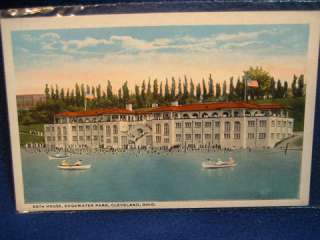 Bath House   Cleveland Oh. 1920s   postcard  